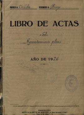 Actas Capitulares de 1926 a 1928