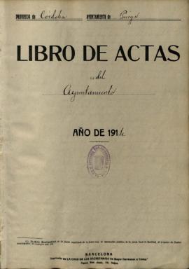 Actas Capitulares de 1914 a 1915