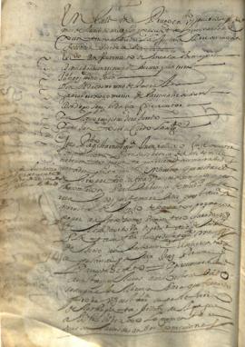 Actas Capitulares de 1645 (II)