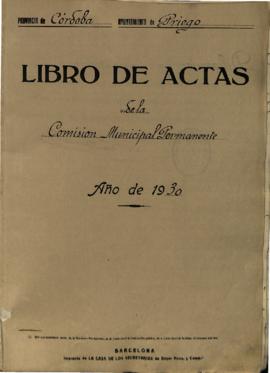 Actas de Comisión Permanente 1930 - II
