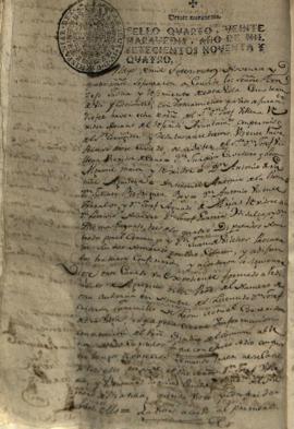 Actas Capitulares de 1794 (II)