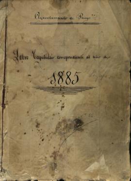 Actas Capitulares de 1885 (I)