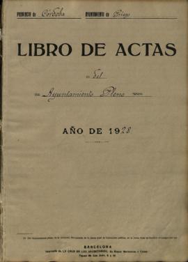 Actas Capitulares de 1928 a 1930