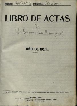 Actas Capitulares de 1922 a 1923