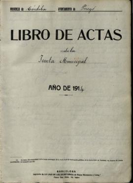 Actas de la Junta Municipal de Asociados de 1914 a 1915