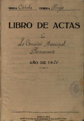 Actas de Comisión Permanente 1926