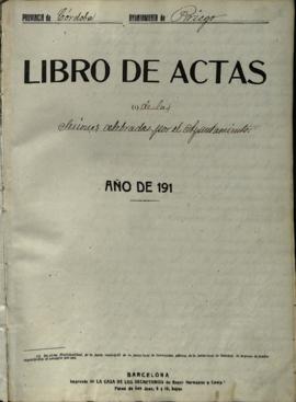 Actas Capitulares de 1921 a 1922