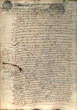Actas Capitulares de 1658 (II)