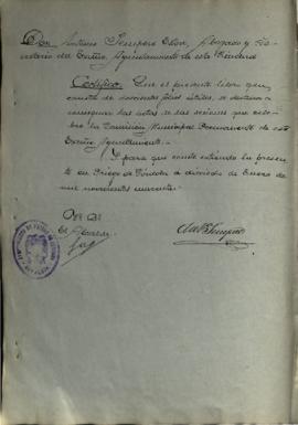 Actas de Comisión Permanente 1940