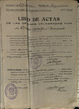 Actas de Comisión Permanente 1943
