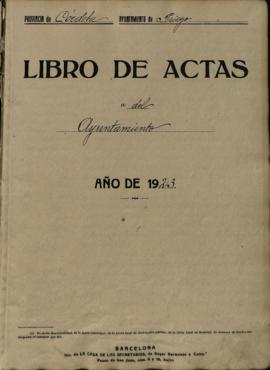 Actas Capitulares de 1923 a 1924