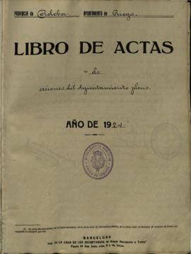Actas Capitulares de 1924 a 1926