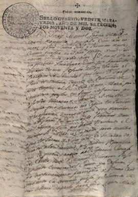 Actas Capitulares de 1792 (III)
