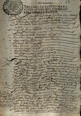Actas Capitulares de 1665 (II)