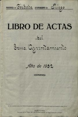 Actas Capitulares de 1932 (I)