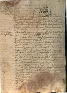 Actas Capitulares de 1695 (II)