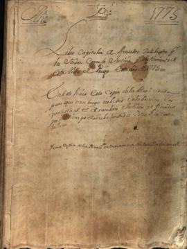 Actas Capitulares de 1775 (I)