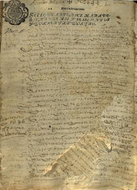 Actas Capitulares de 1644 (I)