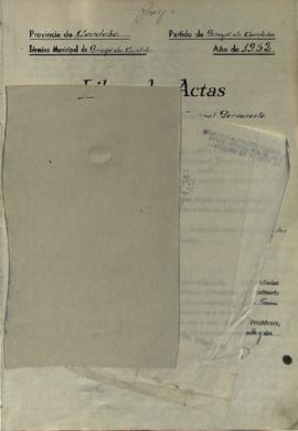 Actas de Comisión Permanente 1952