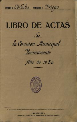 Actas de Comisión Permanente 1930-III