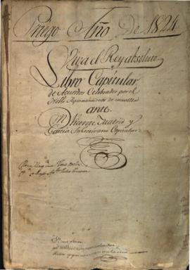 Actas Capitulares de 1824