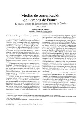 Medios de comunicación en tiempos de Franco