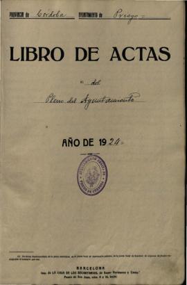 Actas Capitulares de 1924