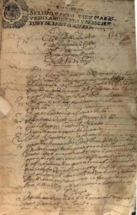 Actas Capitulares de 1676 (I)